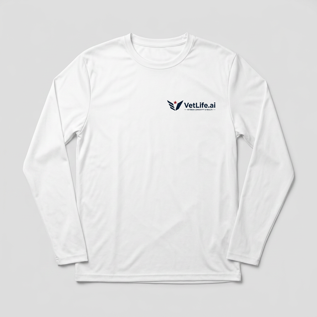 Performance Long Sleeve — VetLife.ai branded apparel