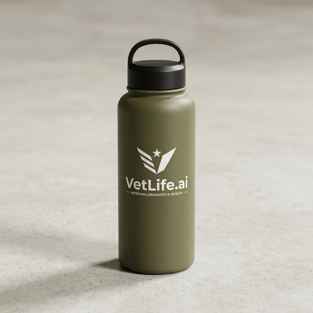 Insulated Bottle, 32oz — VetLife.ai branded accessories