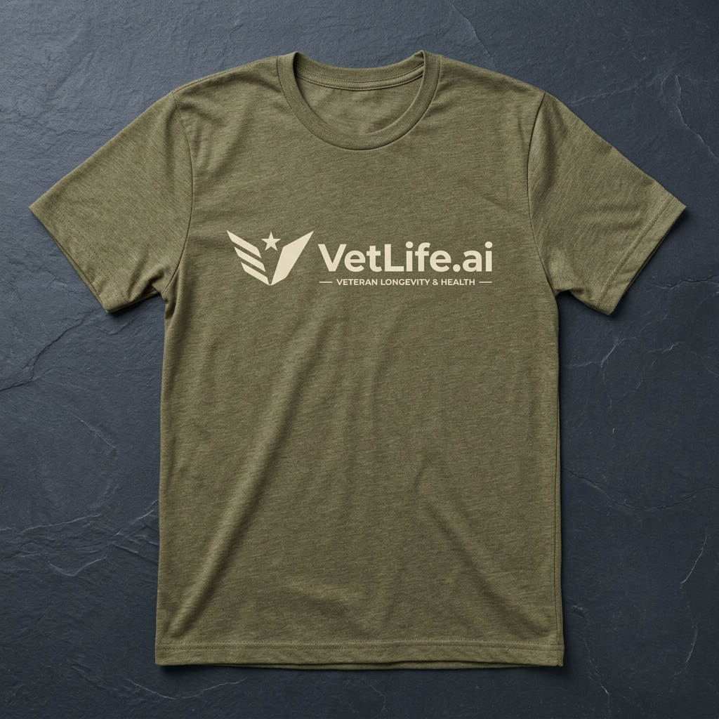 Mission Tee — VetLife.ai branded apparel