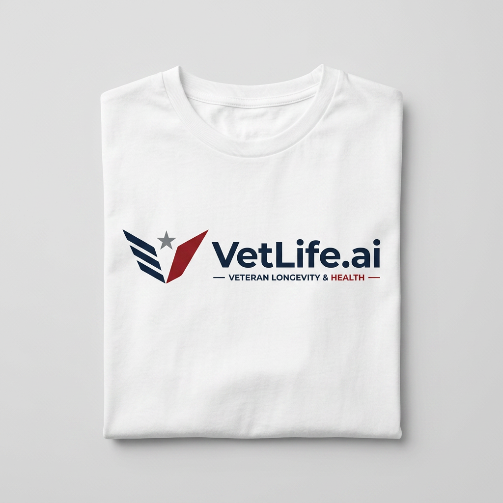 Old Glory Tee — VetLife.ai branded apparel